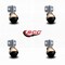 Service Caster 2 Inch Windsor Antique Polyolefin Ball Caster - Side Mount Bracket - SCC, 4PK SCC-GR01S20-POS-WA-716-4-CB180-4 - alternate 3